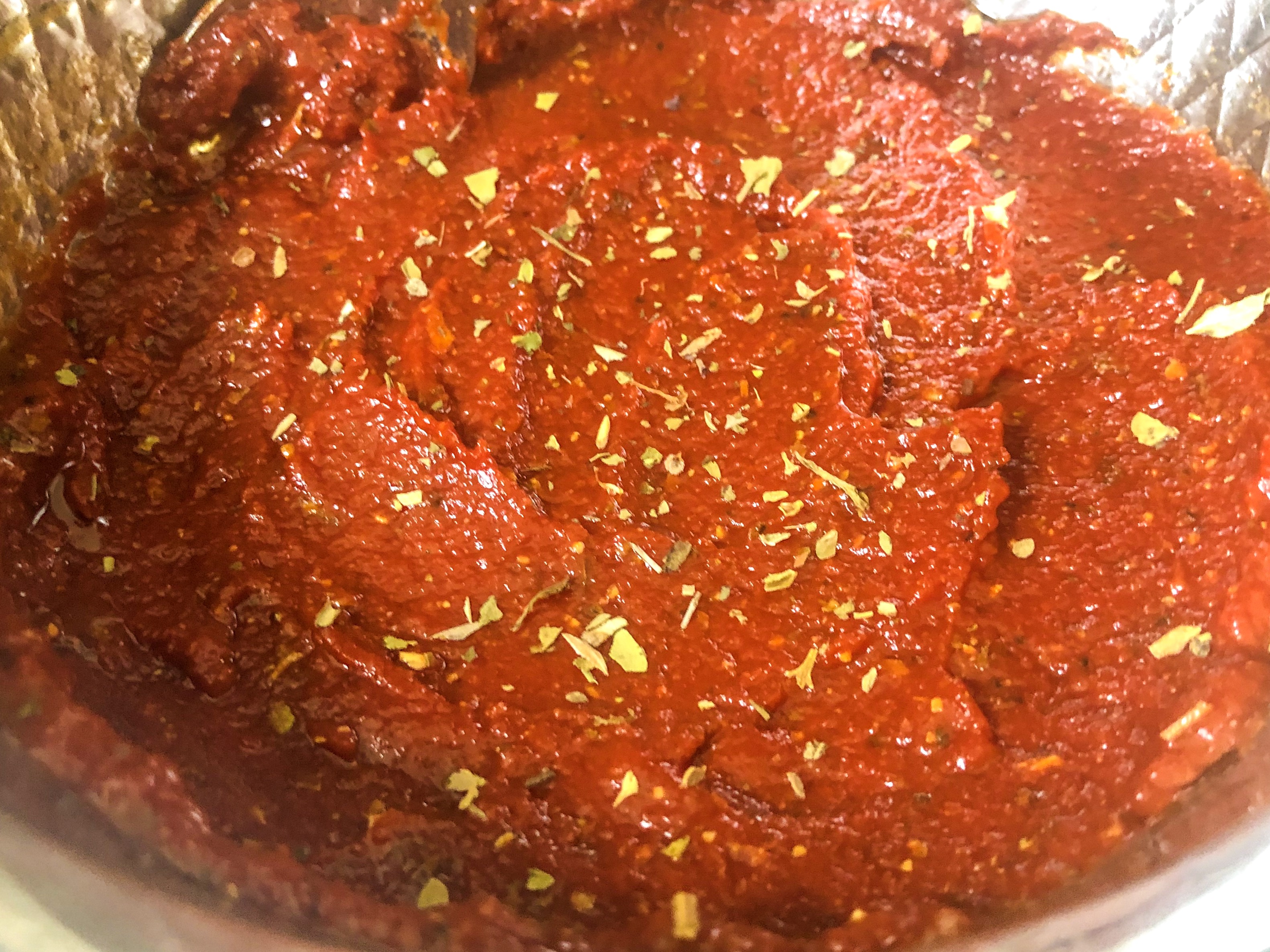 Homemade pizza sauce