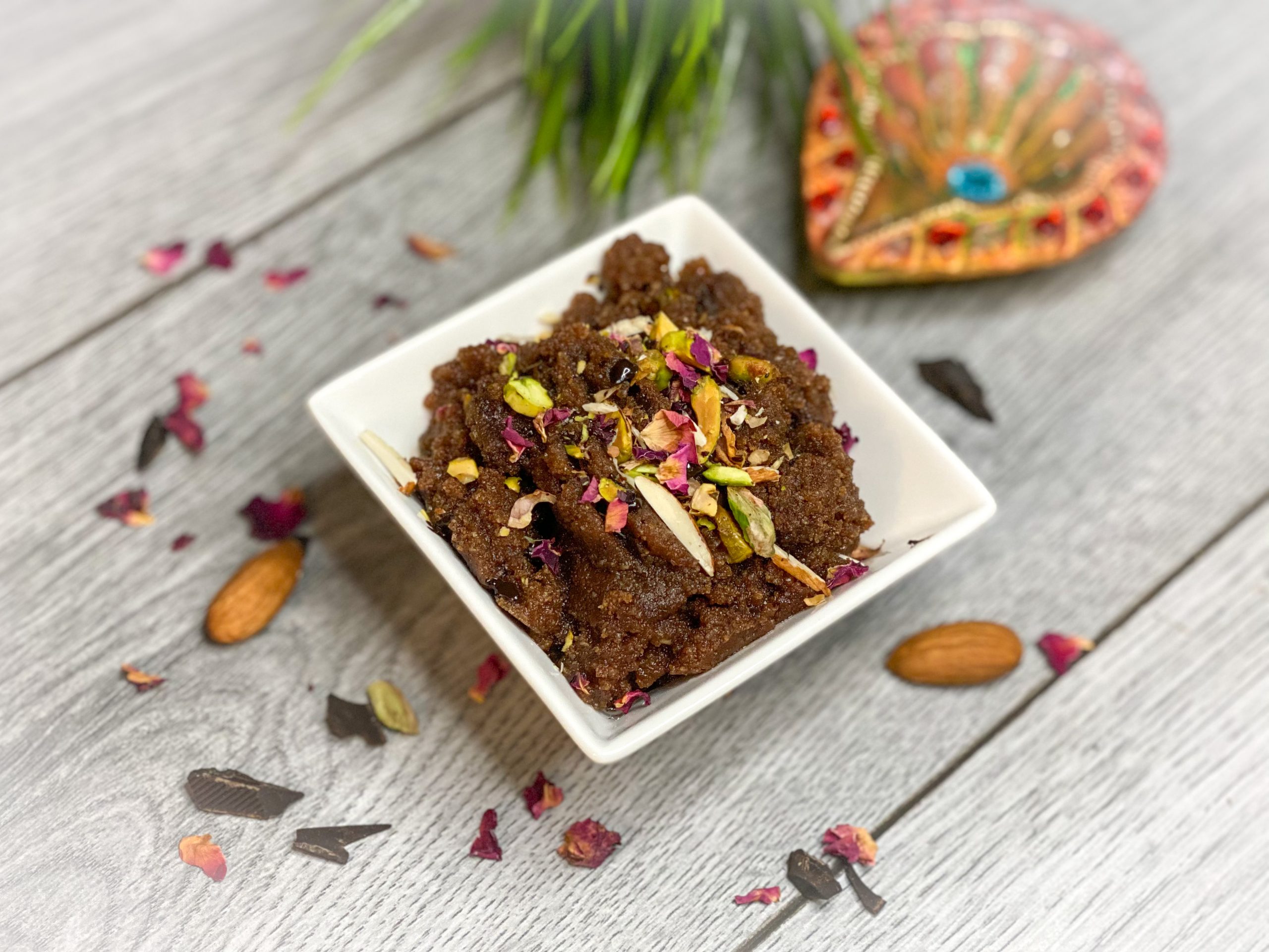 Almond Halwa || Keto || Gluten Free || Indian Sweet || Chocolate Halwa